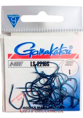Крючок Gamakatsu LS-2210S №1 Blue 25шт