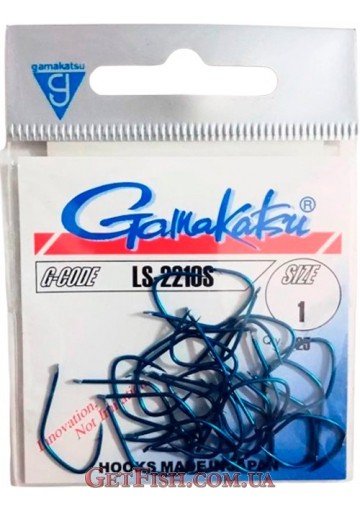 Гачок Gamakatsu LS-2210S №1 Blue 25шт