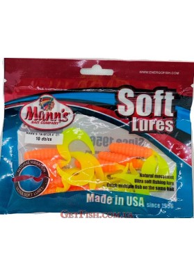 Приманка силикон mann's Twister 4" 10шт CTG HY 10,1 см