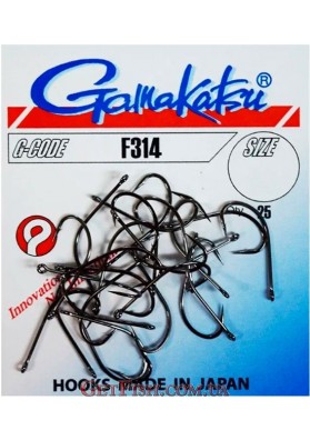 Гачок Gamakatsu F314 Black 010 12шт.