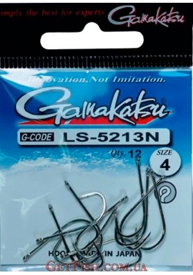 Гачок Gamakatsu LS-5213N Nickel 004 12шт.
