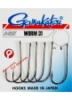 Крючок Gamakatsu Worm Single 31 Black 010 9шт.