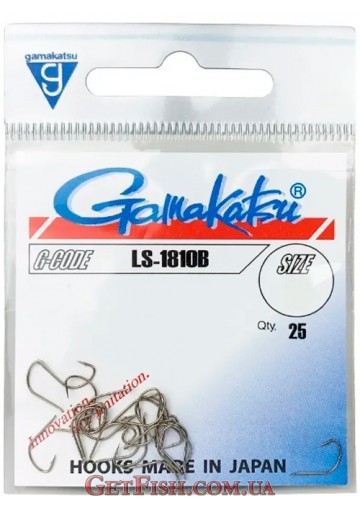 Гачок Gamakatsu LS-1810B №6 Brown 25шт