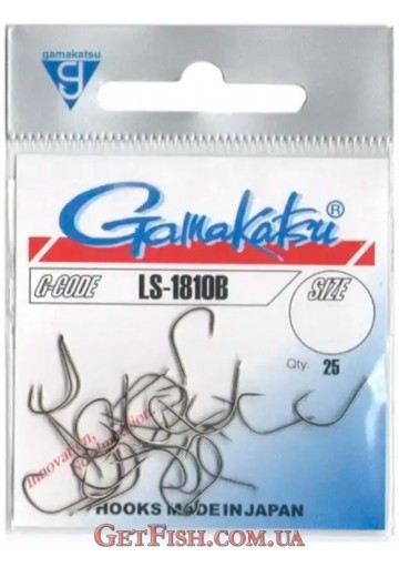 Крючок Gamakatsu LS-1010B №6 Brown 25шт.