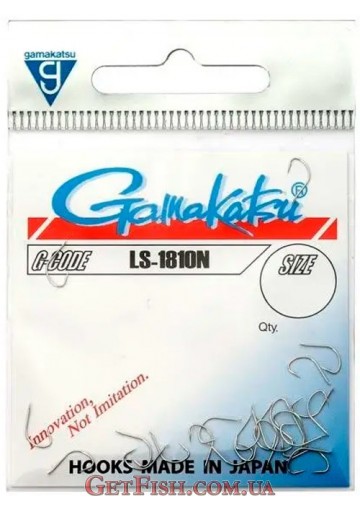 Крючок Gamakatsu LS-1810N No14 Nickel 25 шт.