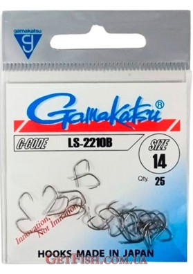 Крючок Gamakatsu LS-2210B Bronze №14 25шт.