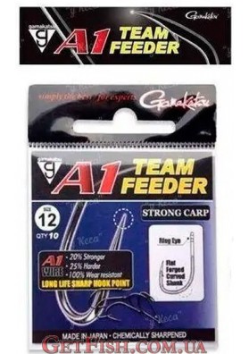 Крючок Gamakatsu A1 Team Feeder Strong Carp №6 10 шт.