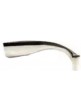 Приманка силікон Wizard Energy Shad 9см Black/White 4шт