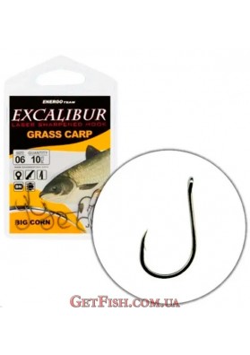 Крючок Excalibur Grass Carp Big Corn NS №6