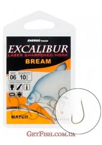Гачок Excalibur Bream Match Brown №12