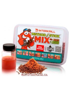 Пеллет "METHOD/STICK MIX" Криль-клубника 400г.