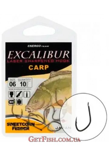 Крючок Excalibur Sweet Corn Feeder NS №6