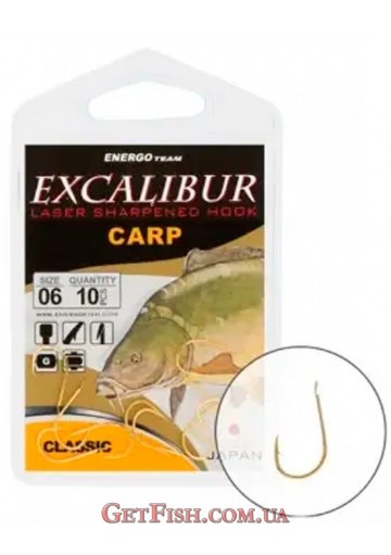 Гачок Excalibur Сагр Classic Gold №6
