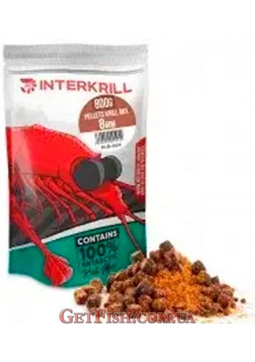 Пеллеты INTERKRILL Pellets Krill MIX 8мм 800г