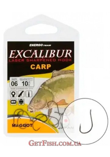 Гачок Excalibur Сагр Maggot NS №6