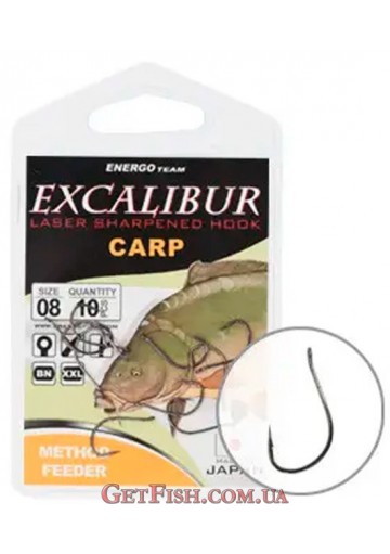 Крючок Excalibur Carp Method Feeder NS №8