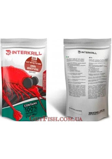 Прикормка PREMIUM INTERKRILL 100% Криль-Монстр Краб 800г