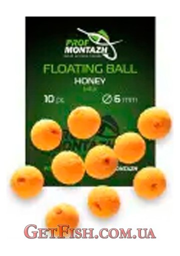 Насадка Floating Ball Pop-Up (zig-rig) Профмонтаж 6 мм Мёд Honey