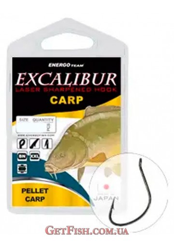 Крючок Excalibur Pellet Carp BN №4