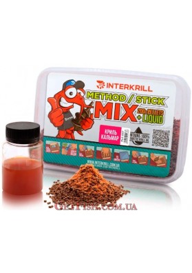 Пелеті Interkrill "Method Stick MIX+Liquid" Криль-Кальмар, 400 г