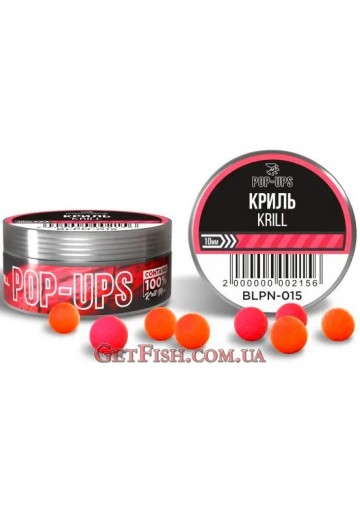 Бойл POP-UP Interkril 10mm Krill Криль, 15 г