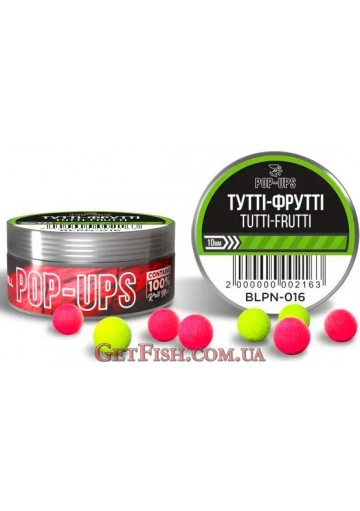 Бойл POP-UP Interkril 10 mm Tutti-Frutti Тутті-Фрутті, 15г