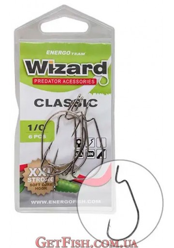 Гачок Wizard Classic Worm №1/0 6шт
