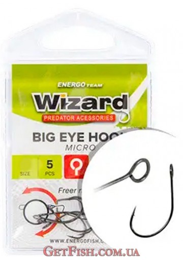 Крючок Wizard Big Eye Micro №2 5шт