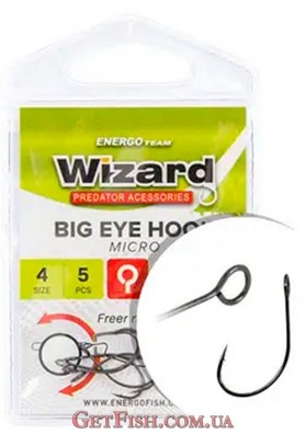 Крючок Wizard Big Eye Micro №4 5шт