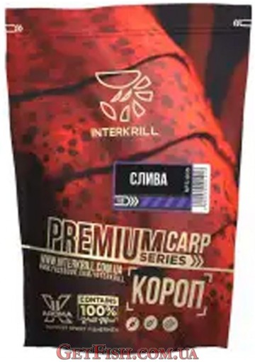 Прикормка Premium Interkrill Карп-Слива 1 кг