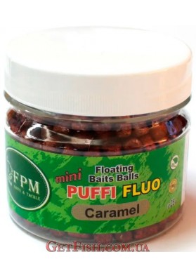 Воздушное тесто FPM Carp Series Puffi Midi Fluo 25г Caramel Карамель