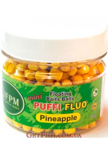 Повітряне тісто FPM Carp Series Puffi Mini Fluo 25г Pineapple Ананас