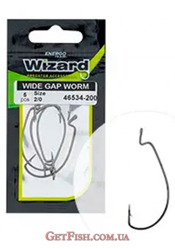 Крючок Wizard WIDE GAP WORM №3/0 4шт