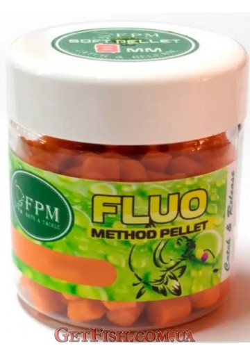 Soft Method Pellet Fluo FPM 8мм 50г Tutti-Frutti Тутті-Фрутті