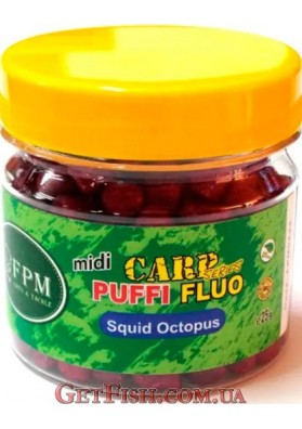Воздушное тесто FPM Carp Series Puffi Midi Fluo 25г Squid-Octopus Кальмар