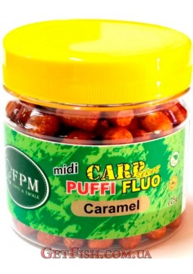 Воздушное тесто FPM Carp Series Puffi Midi Fluo 25г Caramel Карамель