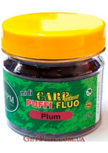 Повітряне тісто PM Carp Series Puffi Midi Fluo 25г Plum Red Червона Слива