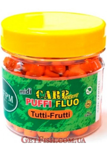 Воздушное тесто FPM Carp Series Puffi Midi Fluo 25г Tutti-Frutti Тутти-фрутти