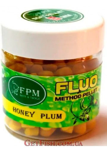Soft Method Pellet Fluo FPM 8мм 50г Honey-Plum Мед-Слива