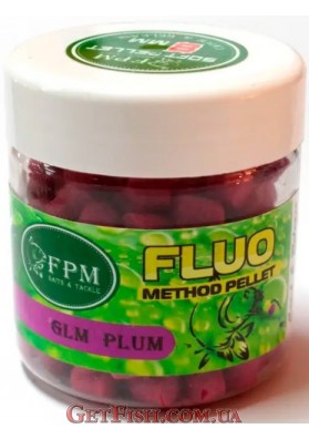 Soft Method Pellet Fluo FPM 8мм 50г GLM-Plum Мідія-Слива