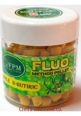 Soft Method Pellet Fluo FPM 8мм 50г Pineapple N-Butyric Ананас
