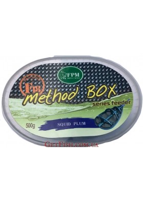 Пелет Method box FPM F18 Micro Pellets 500г + Aroma 50мл Squid-Plum Кальмар-Слива