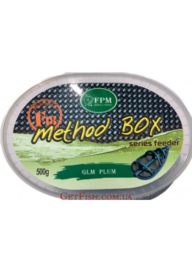 Пелет Method box FPM F18 Micro Pellets 500г + Aroma 50мл GLM Plum Ракушка Слива