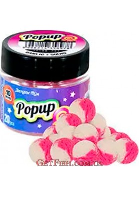 Бойл Pop-Up Benzar Mix 10mm Bicolor White-Pink, Garlic-Squid