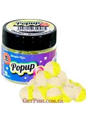 Бойл Pop-Up Benzar Mix 10mm Bicolor White-Yellow, Coconut - Vanill