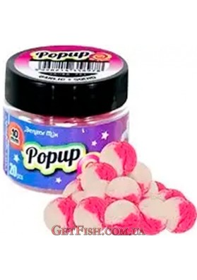 Бойл Pop-Up Benzar Mix 10mm Bicolor White-Purple, Mussel-Garlic