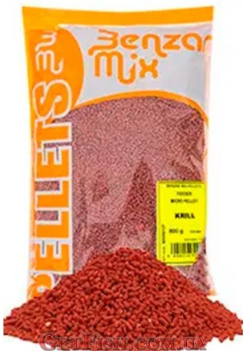 Пелет Micropellet Feeder Benzar Mix 1,5мм 800г KRILL