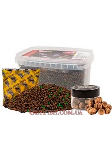 Пелет Method BOX Benzar Mix 400г + Liquid + Pop-Up GREEN BETAINE