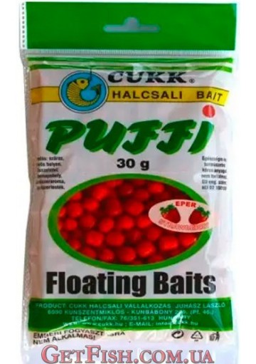 Повітряне тісто Cukk Puffi Midi 30г Strawberry Полуниця