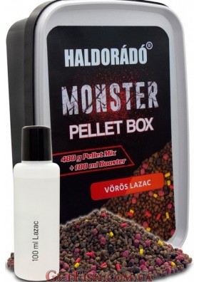 Метод Пеллет Бокс Haldorado MONSTER 400гр. Красный лосось
